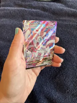 Sylveon VMAX 075/203 Holo Rare Evolving Skies Pokemon Cards TCG Near Mint NM - Image 3