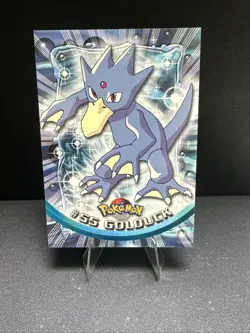 1999 Topps Pokemon TV Animation Series 1 Golduck #55 Blue Logo Non Holo - Image 1