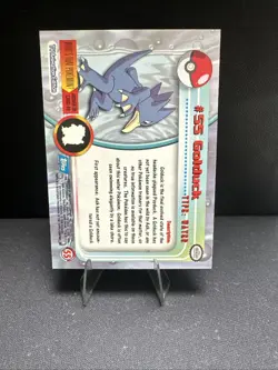 1999 Topps Pokemon TV Animation Series 1 Golduck #55 Blue Logo Non Holo - Image 2