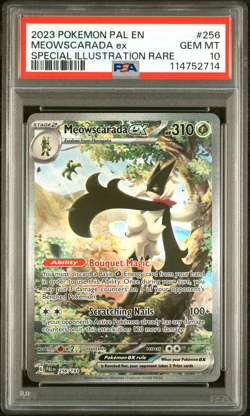 💥Pokemon - Meowscarada ex - SIR - 256/193 - Paldea Evolved - PSA 10💥 - Image 1