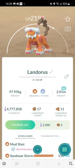 Pokemon Go Legendary Landorus ( XXL ) - Image 1