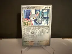 2024 Pokemon TCG Glameow 116 Stellar Crown Reverse Holo Card NM+ - Image 1