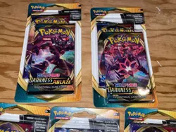 Pokemon Scarlet and Violet Base & Darkness Ablaze 2 Pack Blister Lot New - Image 2