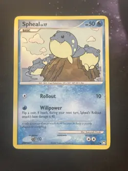 Spheal - 102/123 - Common LP English Pokemon Mysterious Treasures - Image 1