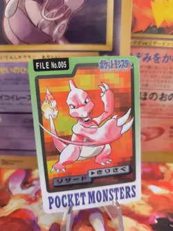 Pokemon Karte Card Pocket Monsters Carddass 1997 japanese NM- Charmeleon Glutexo - Image 1