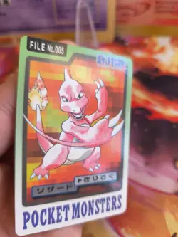 Pokemon Karte Card Pocket Monsters Carddass 1997 japanese NM- Charmeleon Glutexo - Image 3