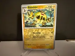 2024 Pokemon TCG Electivire 047 Stellar Crown Reverse Holo U Card NM+ - Image 1
