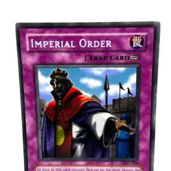 Yugioh Yu-Gi-Oh Trading Card Game Imperial Order Trap Card PSV-104 - Image 2