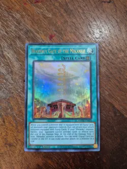 Yugioh! Heavenly Gate of the Mikanko AMDE-EN028 Ultra Rare 1st Edition NM - Image 1