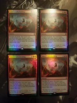 Nahiri's Lithoforming FOIL 4x *$10 Off Every $35 Sale!* Magic MTG Card - ZNR - Image 1