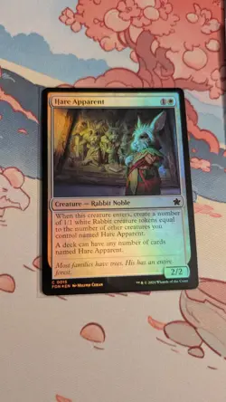 Hare Apparent Lot 25x Regular 1x Foil 26x Total Rabbits MTG NM/Mint Foundations - Image 2