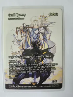MTG Final Fantasy Cecil Harvey Tymna The Weaver Borderless Non Foil 0018 - Image 1
