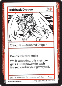 Bolshack Dragon #558 | Near Mint | Mystery Booster 2 MB2 | Magic MTG - Image 1