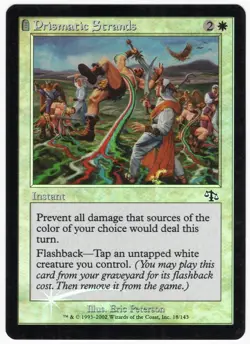 Prismatic Strands 2002 Judgment FOIL White Common Instant MTG NM AZ1 - Image 1