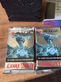 Magic The Gathering: Two Core Set 2021 Collector Booster Packs Bundle (New) - Image 1