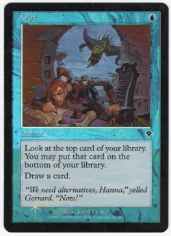 Opt 2000 Invasion FOIL Blue Common Instant MTG SP - NM AZ5 - Image 1