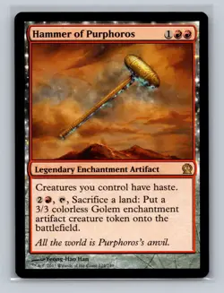 Hammer of Purphoros #124 (LP) Theros THS Magic MTG - Image 1
