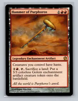 Hammer of Purphoros #124 (LP) Theros THS Magic MTG - Image 3
