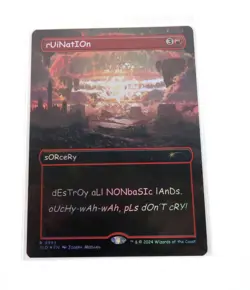 Ruination Secret Lair Rainbow Foil R 9993 NM / Mint - MTG Magic - Image 1