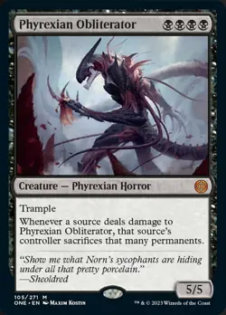 1x Phyrexian Obliterator - Foil NM-Mint, English Phyrexia: All Will Be One MTG M - Image 1
