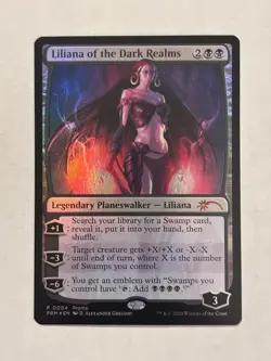 Magic: The Gathering Liliana of the Dark Realms Foil - Image 1