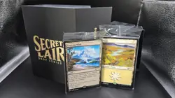 Secret Lair Happy Little Gathering Non-Foil MTG Bob Ross lands - Sealed - Image 1