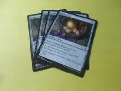 Golden Egg x4 MTG Throne of Eldraine Colorless Common Artifact NM - Image 1
