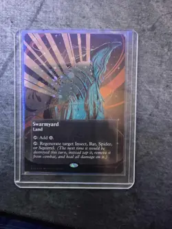 x1 Swarmyard (0177) - Galaxy Foil - Borderless R MTG Edge of Eternities: Stellar - Image 1