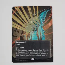 x1 Swarmyard (0177) - Galaxy Foil - Borderless R MTG Edge of Eternities: Stellar - Image 1