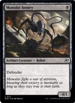 Monoist Sentry Edge of Eternities 111 NM MTG - Image 1
