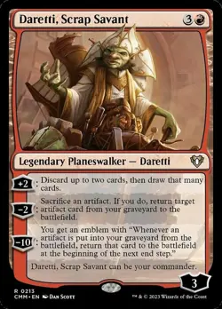 1 x Daretti, Scrap Savant - Commander Masters - Light Play - MTG - Image 1
