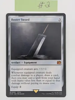 Buster Sword (Regular) (FIN 0255) Final Fantasy Mtg - Image 3