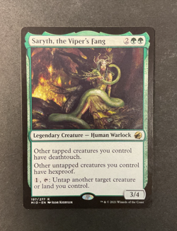 Saryth, the Viper's Fang - Innistrad: Midnight Hunt - Magic the Gathering - MTG - Image 1