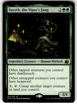 Saryth, the Viper's Fang - Innistrad: Midnight Hunt - Magic the Gathering - MTG - Image 1