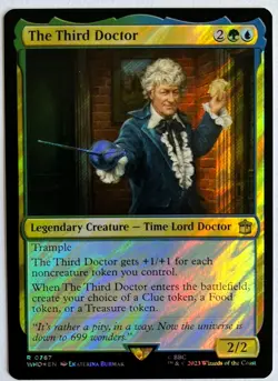 The Third Doctor SURGE FOIL MTG Universes Beyond Dr Who Pack Fresh - Image 1