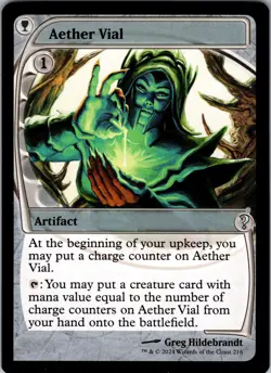 Aether Vial (Future Sight) Mystery Booster 2 NM Magic: The Gathering Normal - Image 1