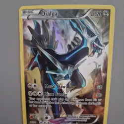 Pokemon Cards Dialga XY77 Black Star Promo Full Art Pokemon Card Near Mint - Image 4