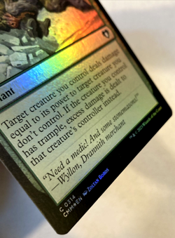 MTG Ram Through FOIL Commander Masters 314 NM - Image 2
