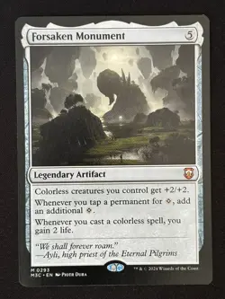 1x MTG Forsaken Monument - Commander: Modern Horizons 3 (M3C) #293 - Magic - Image 1