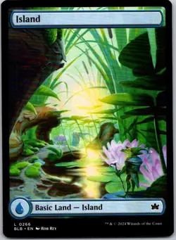 Magic the Gathering Island #266 Full Art Bloomburrow MTG Free Shipping! - Image 1
