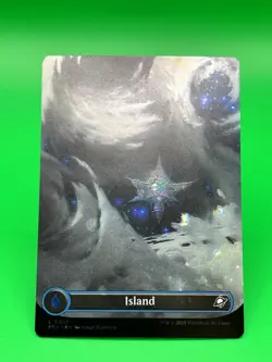 MTG ~ Island ~ (Borderless) (Galaxy Foil) #0368 Land Edge of Eternities : NM - Image 1