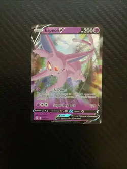 Pokemon TCG Espeon V Evolving Skies 064/203 Holo Ultra Rare Near Mint Condition - Image 1
