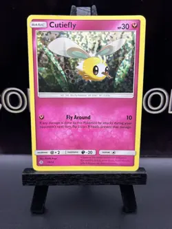 Cutiefly 10/12 McDonald's Confetti Holo Promo 2017 Pokemon Card TCG MP - Image 2