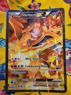 Pokemon TGC Charizard EX XY121 - JUMBO - Black Star Promo Card - HOLO 2016 - Image 1