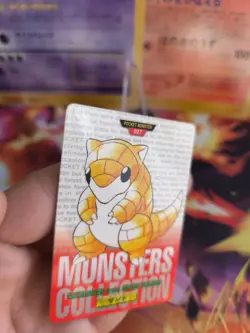 Pokemon Karte Card Monsters Collection Carddass 1996 japanese NM Sandshrew Red - Image 4