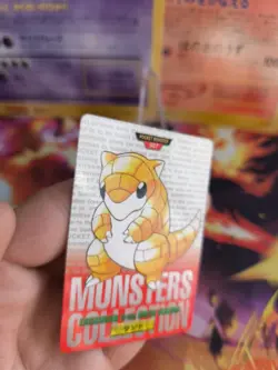 Pokemon Karte Card Monsters Collection Carddass 1996 japanese NM Sandshrew Red - Image 5