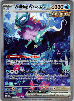 Walking Wake ex 205/162 SV05: Temporal Forces Special Illustration Rare - NM - Image 1