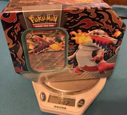 Pokemon Paldea Partners Tin Skeledirge EX Factory Sealed Brand New **342 Grams🏆 - Image 1