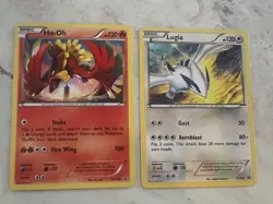 Ho-Oh XY153 Holo & Lugia XY156 Holo Pokemon TCG Promo Cards (View Description) - Image 1