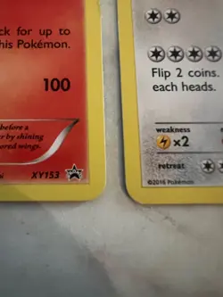 Ho-Oh XY153 Holo & Lugia XY156 Holo Pokemon TCG Promo Cards (View Description) - Image 5